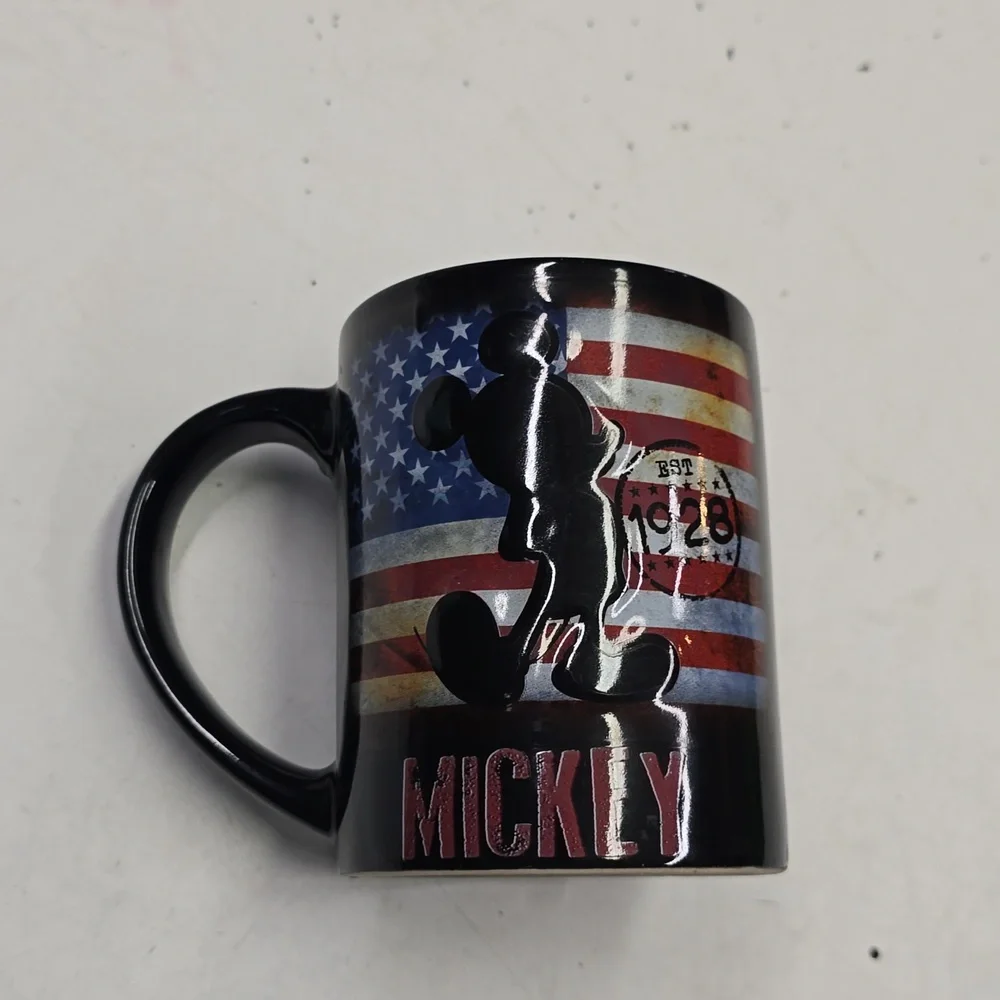 Jerry Lee‎ 1928 Disney Patriotic Mickey Mouse Coffee Cup